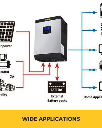 INVERTER IBRIDO VEVOR 5KW GARANZIA