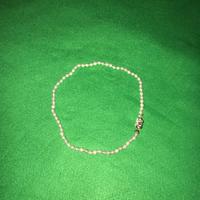 Collana di Perle con chiusura Oro e Brillanti