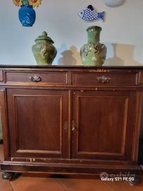 Credenza antica piemontese fine '800