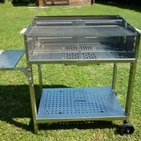 Barbecue a legna e carbonella inox 80G - ilSimo