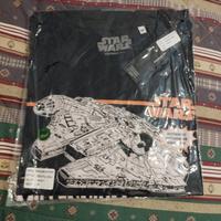 T Shirt maglietta Millennium Falcon Star Wars 