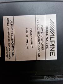 Amplificatore alpine