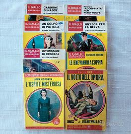 8 Gialli Mondadori Anni 50/60 - Copertine Jacono