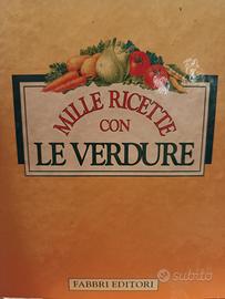 3 libri Mille Ricette con Verdure 