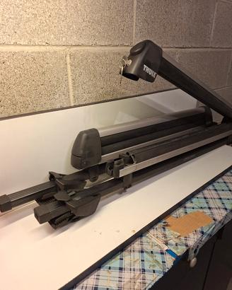 porta sci thule con barre portatutto
