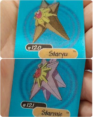 Staryu Starmie Card Pokemon Yoga 