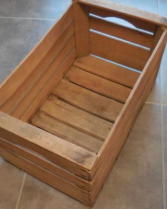 Cassette di legno frutta vintage