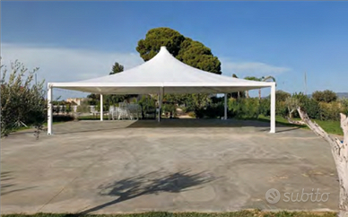 Gazebo 10 metri x 10 metri