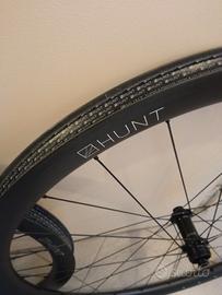 Ruote Hunt gravel in carbonio nuove