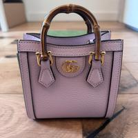 Micro bag gucci diana bamboo