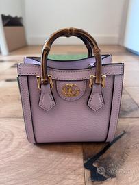 Micro bag gucci diana bamboo