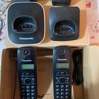 2 Telefoni  Dect Cordeless Panasonic mod Kx-TG16JT