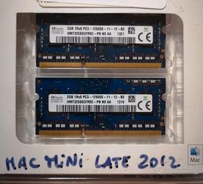 Memoria RAM 4 banchi da 2GB