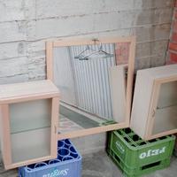 specchiera con armadietti