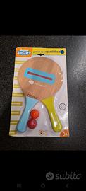 Paddle, 2 Racchette junior e 2 palline, in confezi