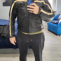 giacca biker moto pelle