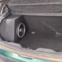 cassa per subwoofer e doppiofondo 