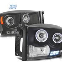 FARI PER DODGE RAM 06-08 OCCHI ANGELI NERI