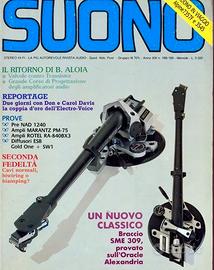 rivista SUONO numero 188/189 gennaio febbraio 1989