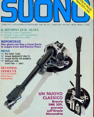rivista SUONO numero 188/189 gennaio febbraio 1989