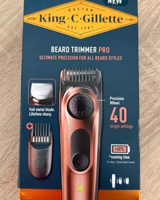 🧔 Regolabarba King C. Gillette Beard Trimmer Pro