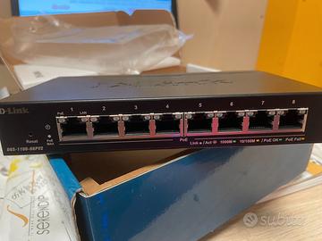 desktop poe switch 8 porte