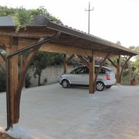 Box auto in legno lamellare su misura