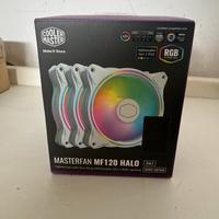 3 ventole pc gaming cooler master RGB mf120 hall