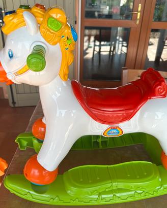 Cavallino a dondolo interattivo Baby Clementoni