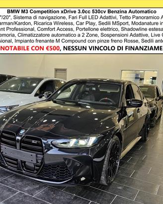 BMW M3 M3 Comp Tetto C.19" 20" Harman Kardon Car