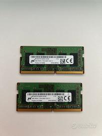 Ram Dell 2x ddr4 4gb sodimm 2400mhz