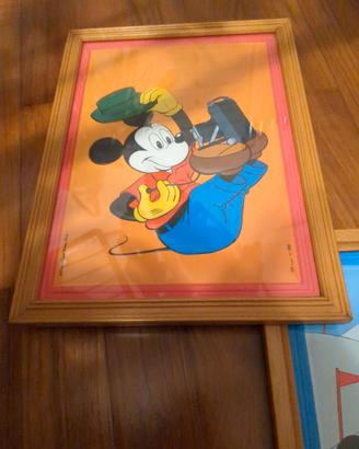 Quadretti per cameretta Walt disney