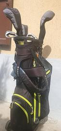 Mazze da golf+ palline e carrello.dilettanti.UOMO