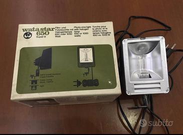 Lampada Watastar 650 Super 8 alogena vintage