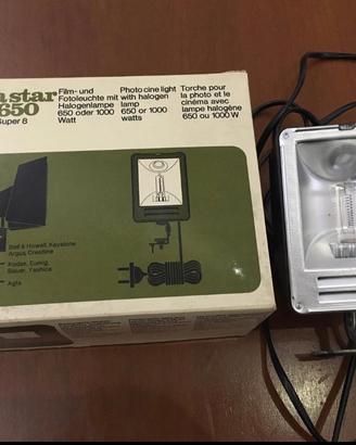 Lampada Watastar 650 Super 8 alogena vintage