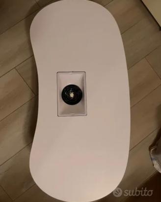 Tavolo estetista con aspiratore pieghevole