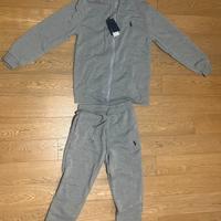 tuta completa ralph lauren grigia