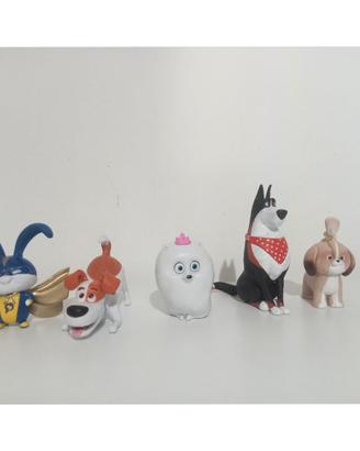 Set action figure Pets film animazione 