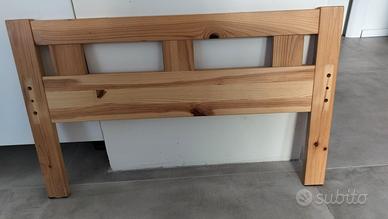 Lettino Ikea per bambini, finitura legno