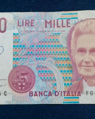 lire 1000 banca d'Italia 