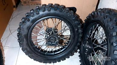 SET RUOTE 14 12 NUOVE per PITBIKE PIT BIKE