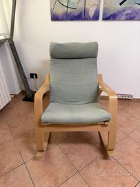 Poltrona poang a dondolo