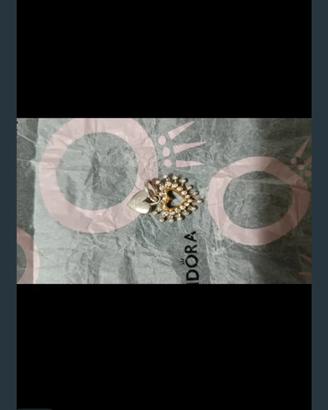 Charm Pandora doppio cuore "My Ray of Light"