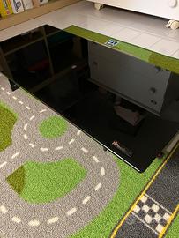 Base girevole in vetro e metallo Meliconi