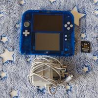 Nintendo 2ds Blue Transparent Alpha zaffiro 