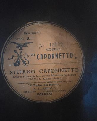 Chitarra acustica Caponnetto 1951