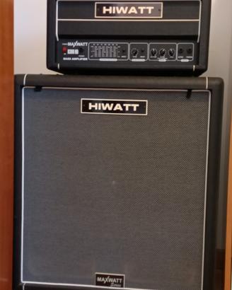 Cassa basso b410 HIWATT + testata b300