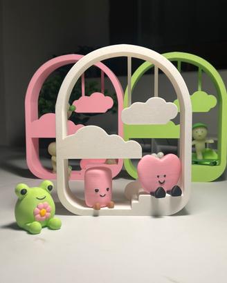 nuvoletta mini smiski casetta bambole