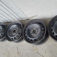 n°5 cerchi in ferro neri R14