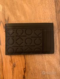 Porta tessere Calvin Klein nero